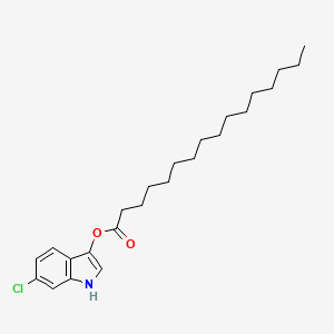 molecular formula C24H36ClNO2 B1360891 6-氯-1H-吲哚-3-基棕榈酸酯 CAS No. 209347-96-6