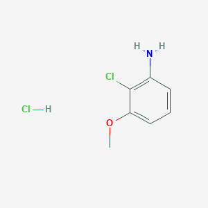 molecular formula C7H9Cl2NO B1360893 2-Chloro-3-methoxyaniline hydrochloride CAS No. 85893-87-4