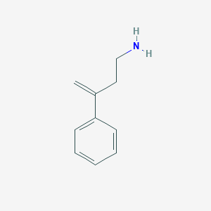 molecular formula C10H13N B13608953 3-Phenylbut-3-en-1-amine 