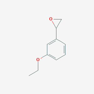molecular formula C10H12O2 B13608986 2-(3-Ethoxyphenyl)oxirane 