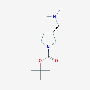 molecular formula C12H24N2O2 B1360900 (R)-1-Boc-3-((dimethylamino)methyl)pyrrolidine CAS No. 859027-48-8