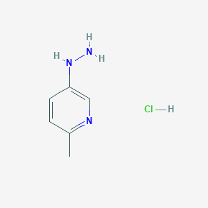 molecular formula C6H10ClN3 B1360904 5-Hydrazinyl-2-methylpyridine hydrochloride CAS No. 896133-77-0