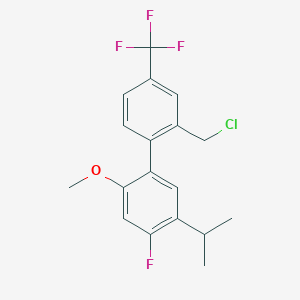 2'-(chloroMethyl)-4-fluoro-5-isopropyl-2-Methoxy-4'-(trifluoroMethyl)-1,1'-biphenyl