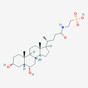 molecular formula C26H45NO6S B136092 Taurohyodeoxycholic acid CAS No. 2958-04-5