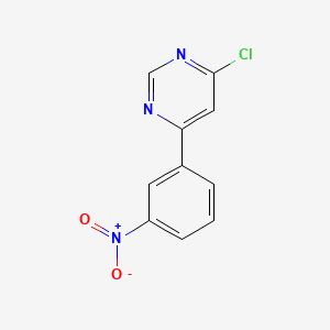 molecular formula C10H6ClN3O2 B1360920 4-chloro-6-(3-nitrophenyl)pyrimidine 