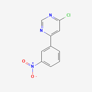 molecular formula C10H6ClN3O2 B1360920 4-Chloro-6-(3-nitrophenyl)-pyrimidine 