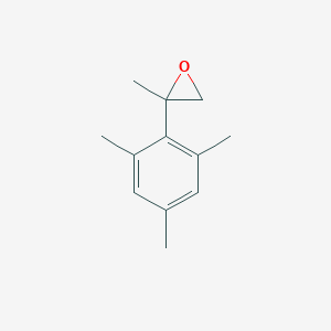 molecular formula C12H16O B13609217 2-Mesityl-2-methyloxirane 