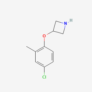 molecular formula C10H12ClNO B1360922 3-(4-Chloro-2-methylphenoxy)azetidine CAS No. 954223-36-0