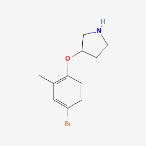 3-(4-Bromo-2-methylphenoxy)pyrrolidine