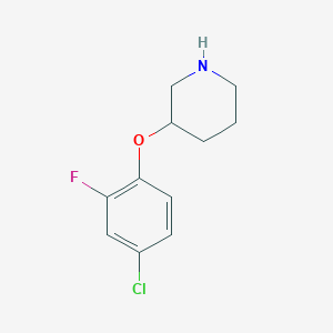 3-(4-Chloro-2-fluorophenoxy)piperidine