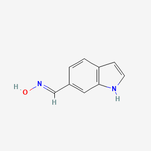 1H-indole-6-carbaldehyde oxime