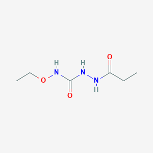 1-Ethoxy-3-(propanoylamino)urea