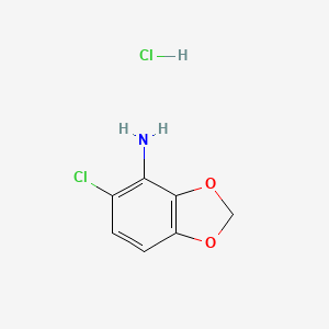 5-Chloro-1,3-benzodioxol-4-amine;hydrochloride