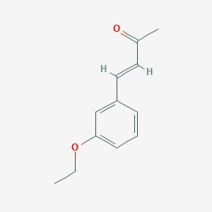 molecular formula C12H14O2 B13609561 4-(3-Ethoxyphenyl)but-3-en-2-one 
