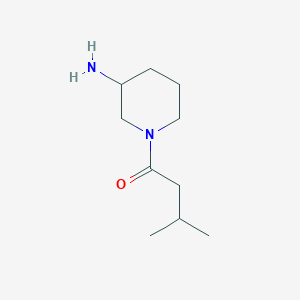 molecular formula C10H20N2O B1360977 1-(3-Methylbutanoyl)piperidin-3-amine CAS No. 1114596-49-4