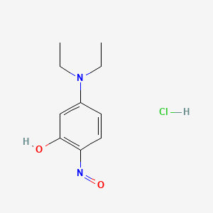 molecular formula C10H15ClN2O2 B1360983 5-(Diethylamino)-2-nitrosophenol hydrochloride CAS No. 25953-06-4