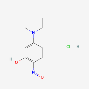 molecular formula C10H15ClN2O2 B1360983 5-Diethylamino-2-nitrosophenol hydrochloride CAS No. 25953-06-4