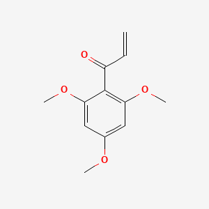 molecular formula C12H14O4 B13609955 1-(2,4,6-Trimethoxyphenyl)prop-2-en-1-one CAS No. 63408-06-0