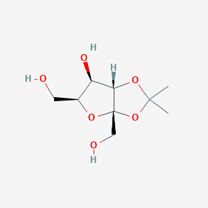 molecular formula C₉H₁₆O₆ B013610 alpha-l-Sorbofuranose, 2,3-O-(1-methylethylidene)- CAS No. 17682-71-2