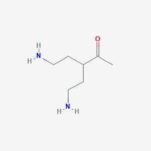 5-Amino-3-(2-aminoethyl)pentan-2-one
