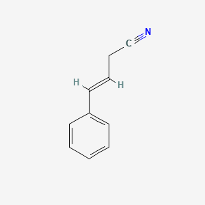 molecular formula C10H9N B13610044 (E)-4-phenylbut-3-enenitrile 
