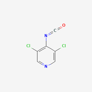 molecular formula C6H2Cl2N2O B13610064 3,5-Dichloro-4-isocyanatopyridine 