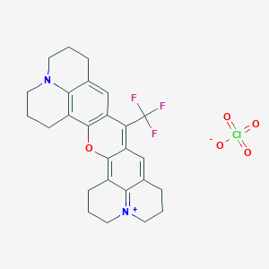 molecular formula C26H26ClF3N2O5 B1361017 Rhodamine 700 CAS No. 63561-42-2
