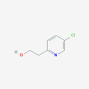 molecular formula C7H8ClNO B13610212 2-(5-Chloropyridin-2-yl)ethan-1-ol 