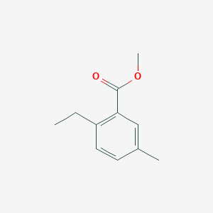 molecular formula C11H14O2 B13610272 Methyl2-ethyl-5-methylbenzoate 