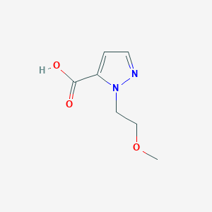 molecular formula C7H10N2O3 B1361028 1-(2-methoxyethyl)-1H-pyrazole-5-carboxylic acid CAS No. 936249-31-9