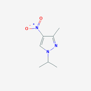 molecular formula C7H11N3O2 B1361029 1-isopropyl-3-methyl-4-nitro-1H-pyrazole CAS No. 1172475-45-4