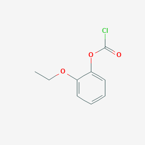 molecular formula C9H9ClO3 B13610301 2-Ethoxyphenyl chloroformate 