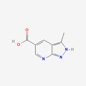 3-methyl-1H-pyrazolo[3,4-b]pyridine-5-carboxylic acid