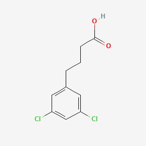 molecular formula C10H10Cl2O2 B13610478 4-(3,5-Dichlorophenyl)butanoic acid 