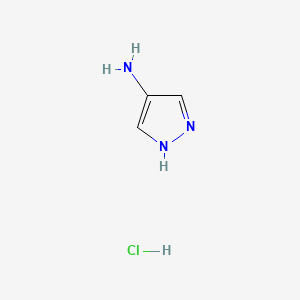 molecular formula C3H6ClN3 B1361054 1H-pyrazol-4-amine hydrochloride CAS No. 4331-28-6