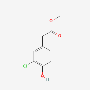 molecular formula C9H9ClO3 B1361059 Methyl 3-chloro-4-hydroxyphenylacetate CAS No. 57017-95-5