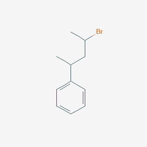 molecular formula C11H15Br B13610591 (4-Bromopentan-2-yl)benzene 