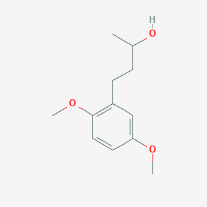 molecular formula C12H18O3 B13610670 4-(2,5-Dimethoxyphenyl)butan-2-ol 