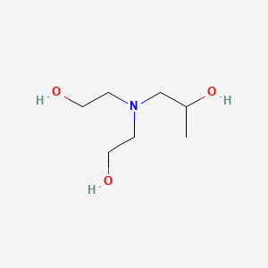 molecular formula C7H17NO3 B1361068 2-Propanol, 1-[bis(2-hydroxyethyl)amino]- CAS No. 6712-98-7
