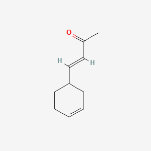 molecular formula C10H14O B13610740 3-Buten-2-one, 4-(3-cyclohexen-1-yl)- CAS No. 2817-96-1