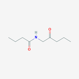 molecular formula C9H17NO2 B136108 N-(2-Oxopentyl)butanamide CAS No. 142821-34-9