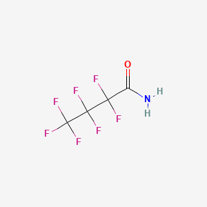 molecular formula C4H2F7NO B1361082 七氟丁酰胺 CAS No. 662-50-0
