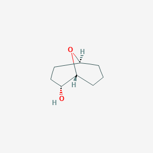 molecular formula C8H14O2 B13610829 rac-(1R,2R,5S)-9-oxabicyclo[3.3.1]nonan-2-ol 
