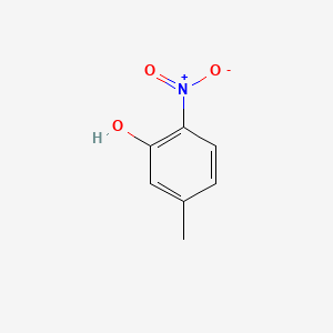 molecular formula C7H7NO3 B1361083 5-Methyl-2-nitrophenol CAS No. 700-38-9