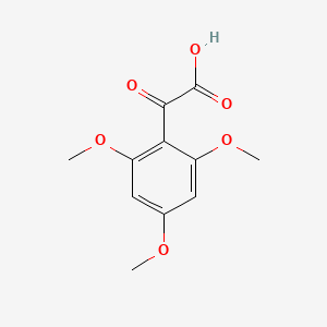 molecular formula C11H12O6 B13610856 2-Oxo-2-(2,4,6-trimethoxyphenyl)acetic acid 