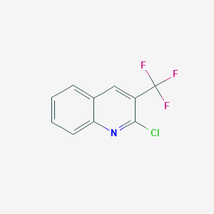 molecular formula C10H5ClF3N B1361088 2-Chloro-3-(trifluoromethyl)quinoline CAS No. 25199-86-4