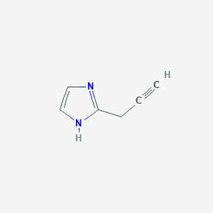 molecular formula C6H6N2 B13610887 2-(2-Propynyl)imidazole 