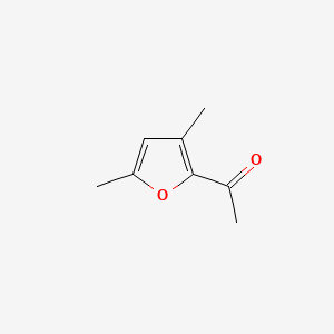 molecular formula C8H10O2 B1361105 2-Acetyl-3,5-dimethylfuran CAS No. 22940-86-9