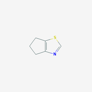 molecular formula C6H7NS B1361107 5,6-Dihydro-4H-cyclopenta[d][1,3]thiazole CAS No. 5661-10-9