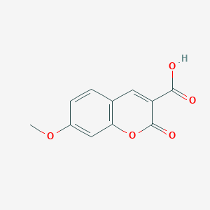 molecular formula C11H8O5 B1361118 7-Methoxy-2-oxo-2H-chromene-3-carboxylic acid CAS No. 20300-59-8